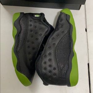 Jordans 13 retro green/black